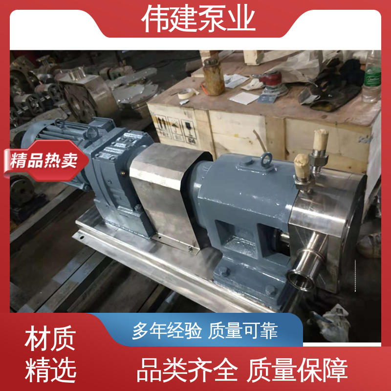 伟建供应 高粘度物料输送泵 节能设计 高速稳定灌装避免飞溅