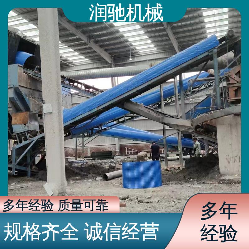 方便拆卸 蓝色B1000 振动筛密封罩 碎石场用 润驰供应
