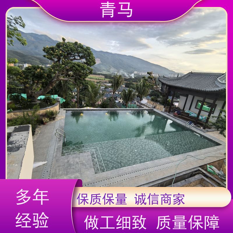 青马 无边泳池 适用于温泉度假村 现代简约 多种颜色