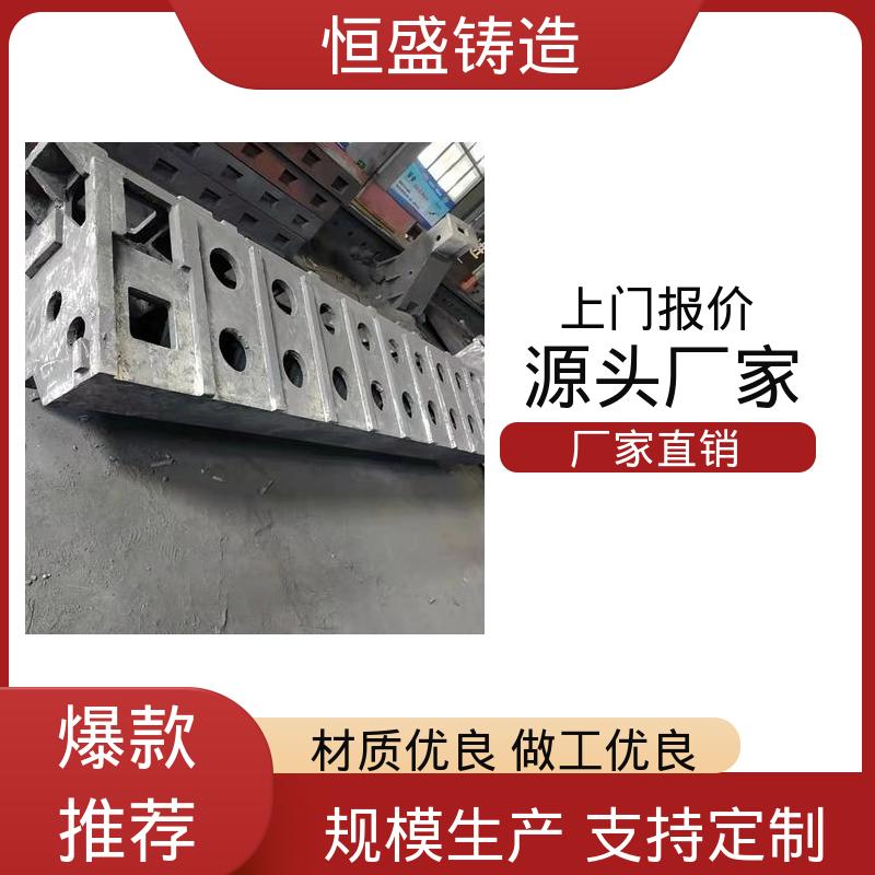 可加logo 金属灰铁铸件 建筑工地用 真空浇筑 恒盛生产