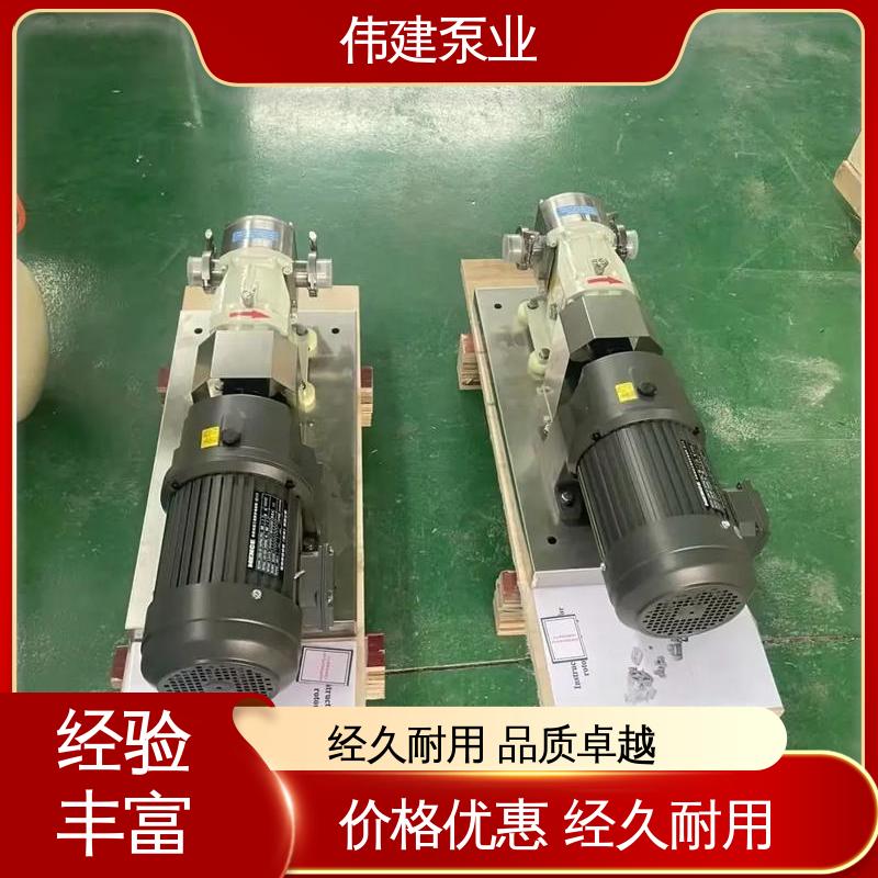 伟建生产 花生酱定量灌装泵 防止拉丝或断流 计量精准
