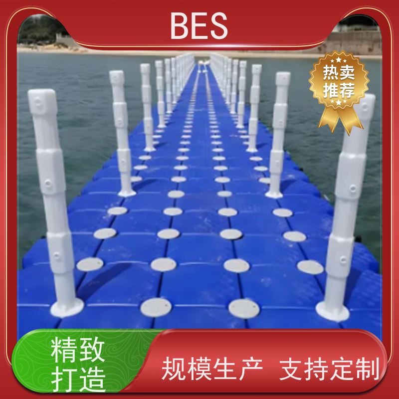百世 水上文创 浮箱 可铺塑木地板 龙舟比赛观赏