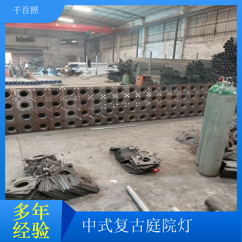 仿古庭院灯定制不锈钢灯 中式复古庭院灯户外道路亮化千百照