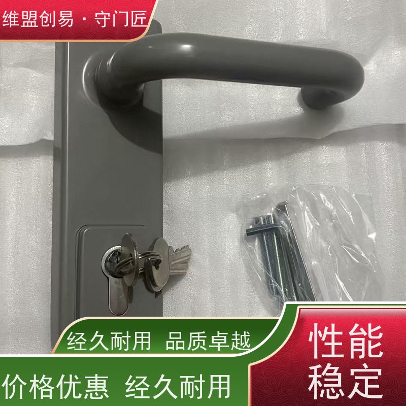 维盟创易安全门出口推栓锁执手外门救生锁具