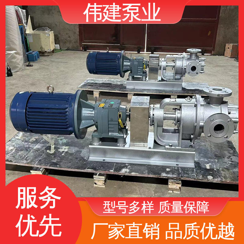 伟建生产 规格齐全 无泄漏效率高 化工产品输送用 LC50皮带轮罗茨泵