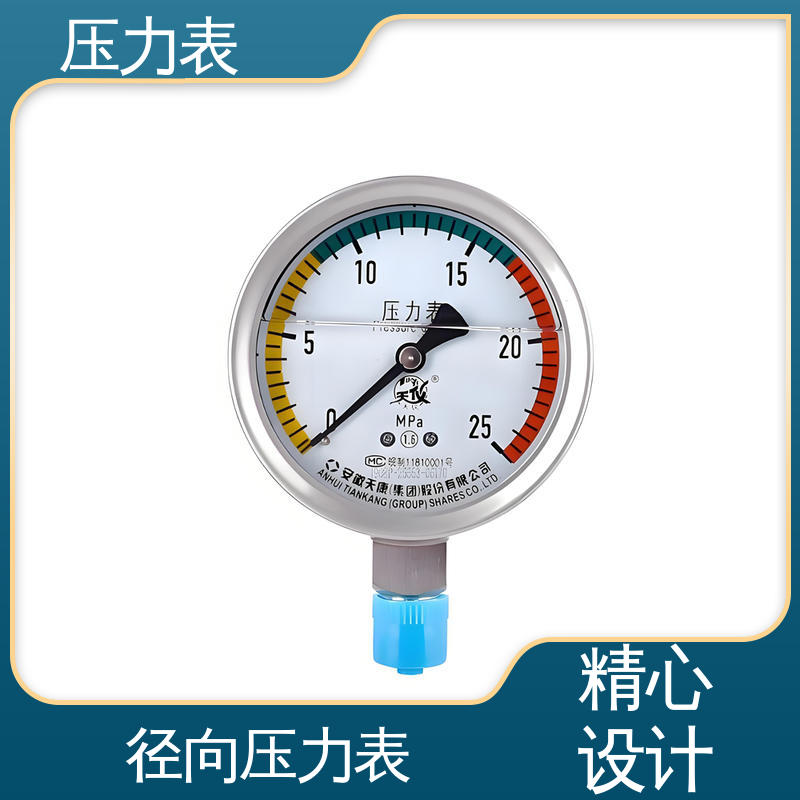 天康 LT系列 弹簧压力表 经济性佳 类型多样 源头厂家 品类齐全
