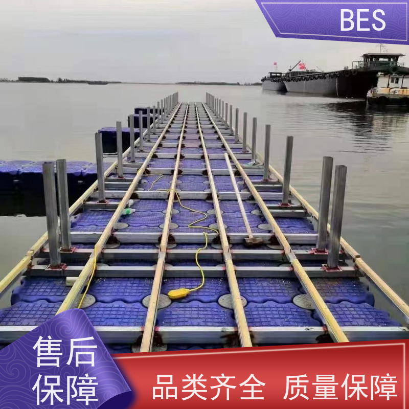 百世 海上风电 浮箱 可铺塑木地板 漂浮蹦床搭建