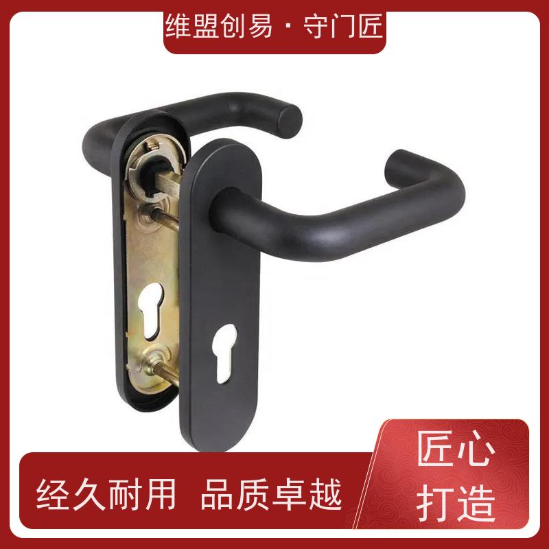 守门匠安全门出口推栓锁执手从外进入救生锁具
