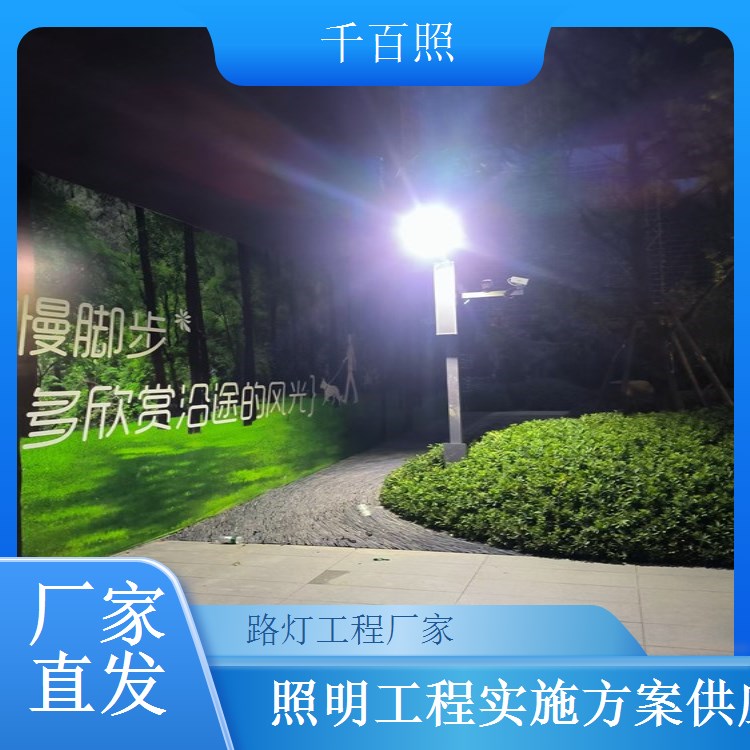 保税区路灯工程厂家 保税园区道路照明工程千百照