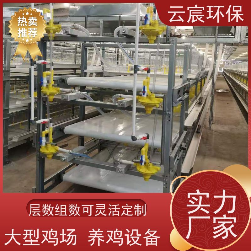 云宸环保 全自动肉鸡笼 改善养殖环境 精密焊接工艺