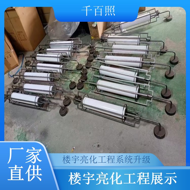  楼宇亮化工程射灯 建筑重点浮雕部位灯光突出工程千百照