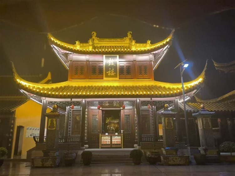 千百照楼宇亮化工程太阳能灯 景区步道建筑灯光