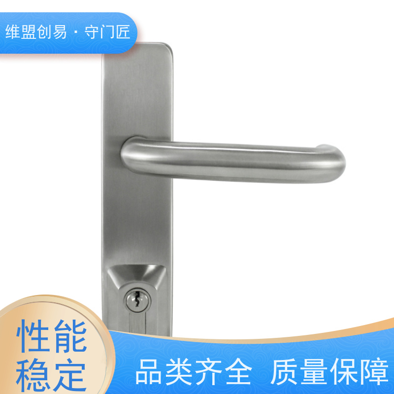 守门匠防火门出口推栓锁执手从外进入救生锁具