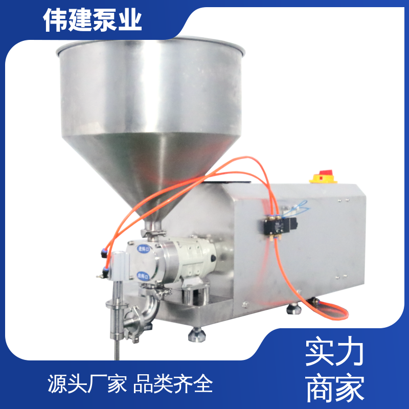 伟建定制 316不锈钢材质 蜂蜜糖蜜定量灌装泵 高效节能 无级调速