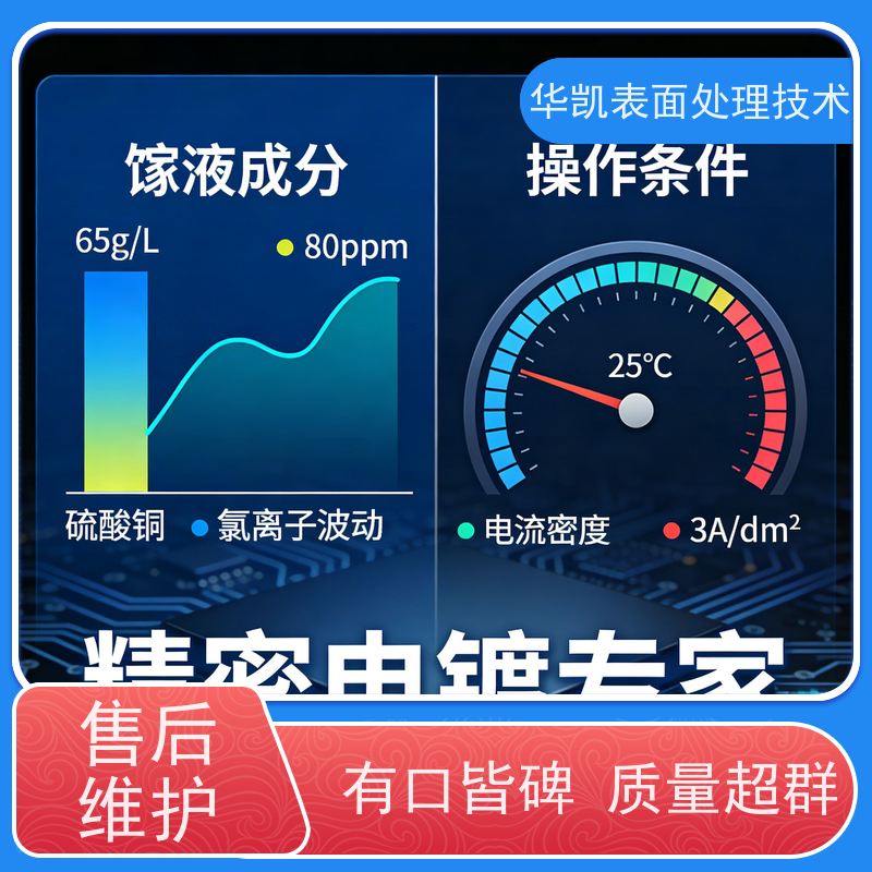 华凯表面处理 滚镀酸铜光亮剂 出光快不烧焦 电铸铜专用