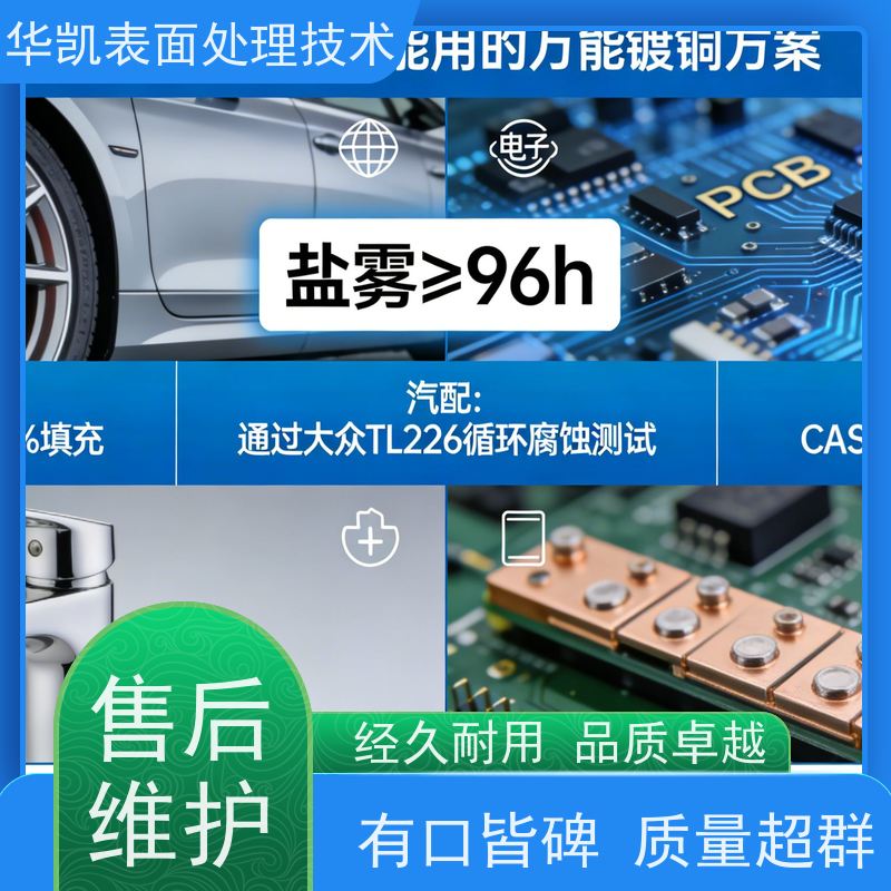 华凯电镀添加剂 酸铜光亮剂 高整平快沉积 厚铜薄镍工艺降本30%