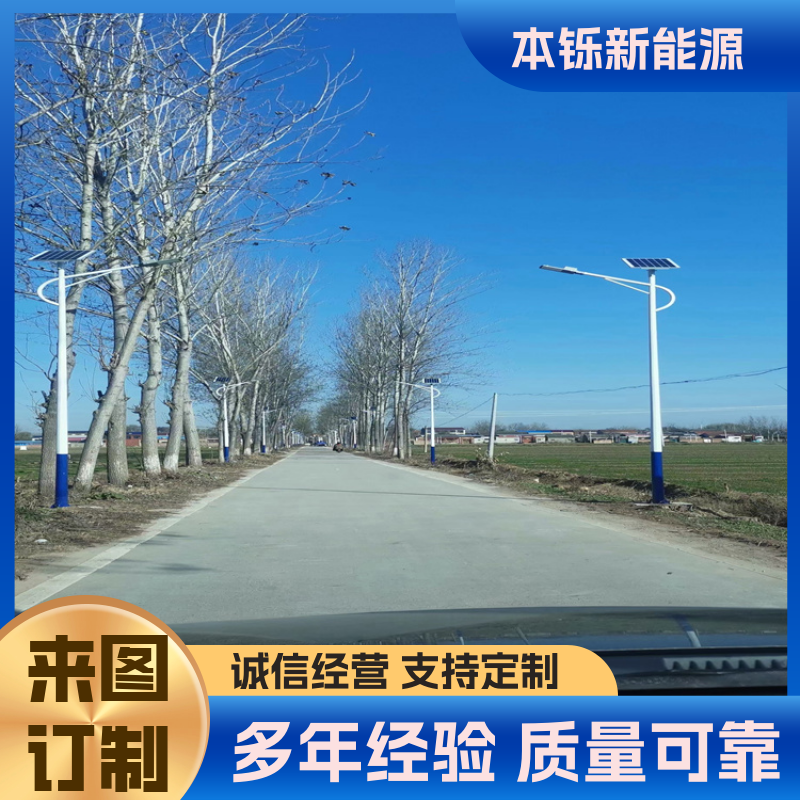 ledD光源定制 匠心优选 本铄新能源 太阳能路灯厂家 高亮自然光