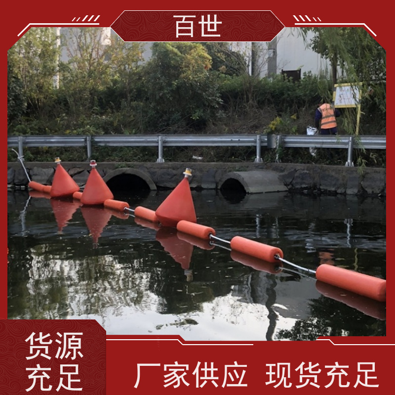 百世 海上工程 拦污屏障 网格化拦截 可贴反光条