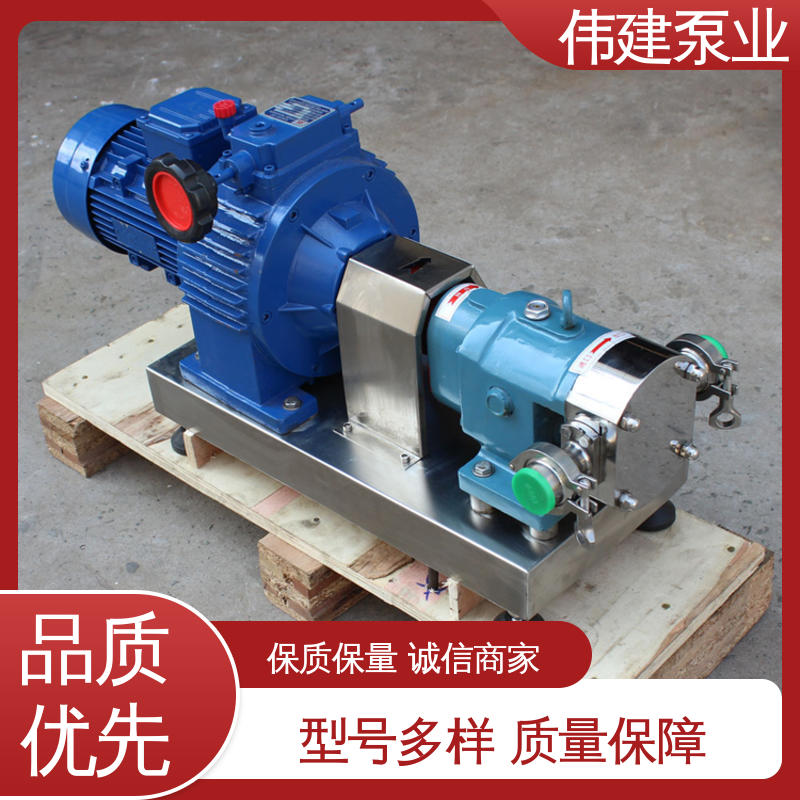 伟建定制 计量精准 自带灌装控制器 高粘度物料输送泵