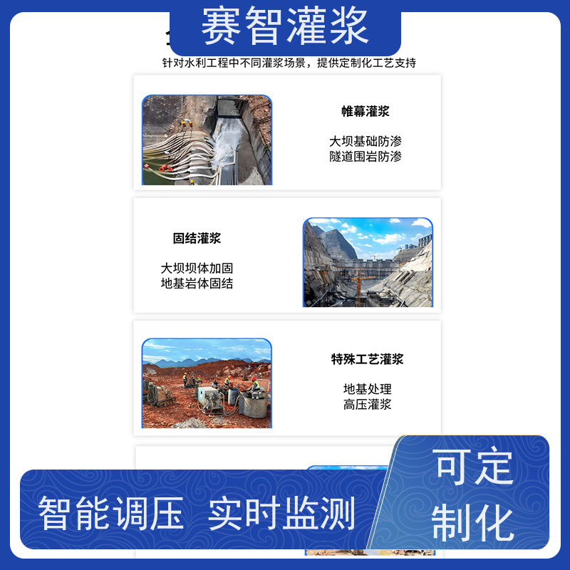 赛智灌浆 自动调压控制系统 一体化智能注浆站 压水试验