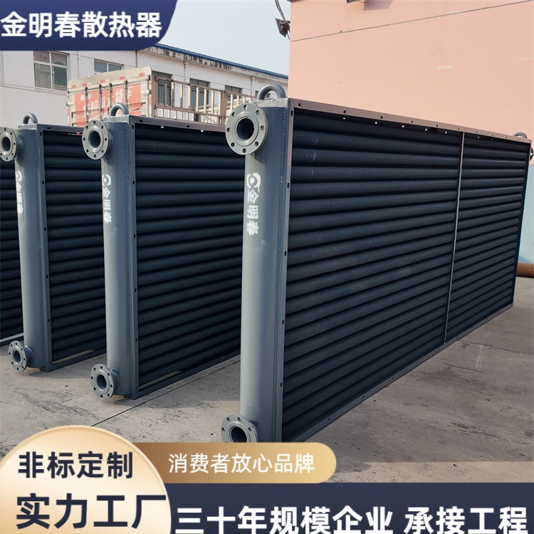 金明春 源头厂家 翅片管暖气片 阻力小运行稳定 交付时间短