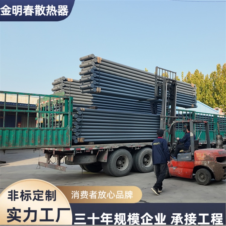 金明春 厂家 光排管暖气片D108-1500-5 阻力小运行稳定 按需定制