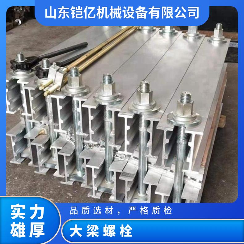 皮带硫化机机架固定用大梁螺栓与夹紧装置配套使用