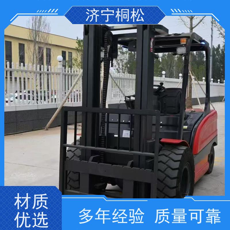 桐松机械 可左右侧移 3T环保电动叉车 手刹制动，油刹 好配件随时联系
