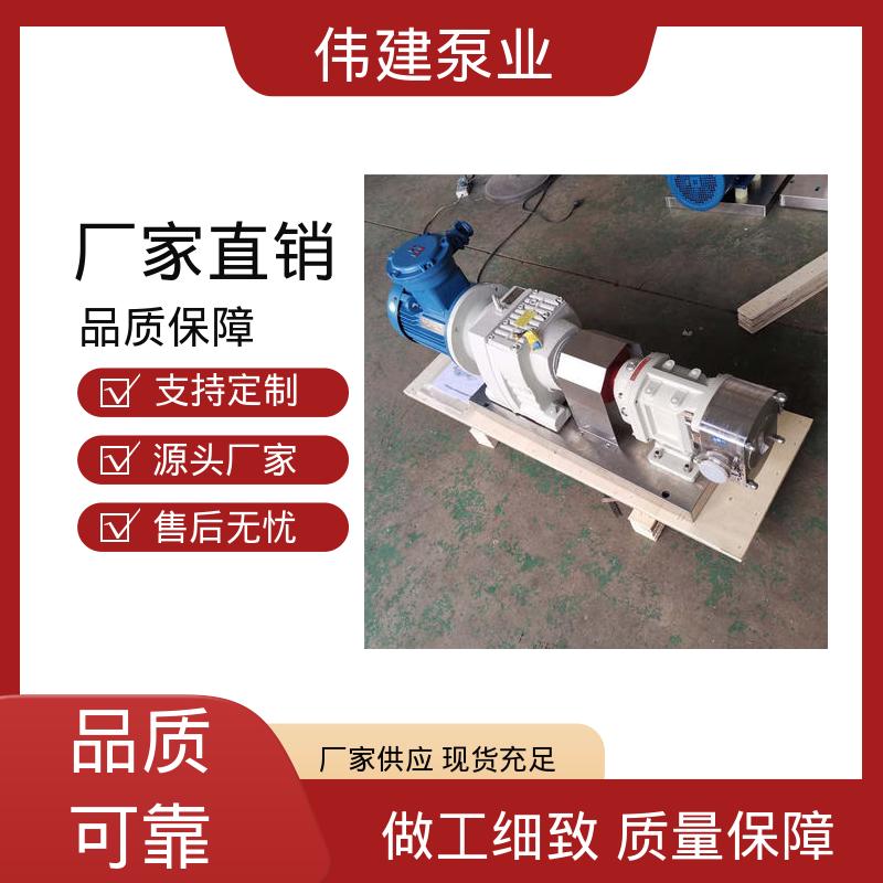 伟建供应 节能设计 304/316不锈钢材质 防止拉丝或断流 麦芽糖浆泵