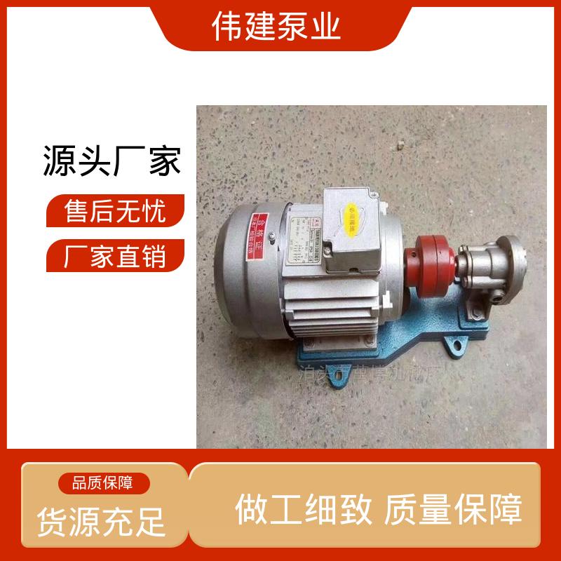 高粘度输送 便捷清洁功能 灌装机转子泵 304/316不锈钢材质 伟建供应