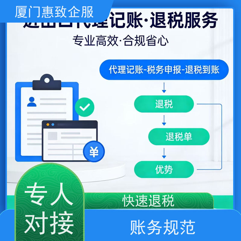 出口退税资料准备服务 合规安全 各类资质办理、认证 厦门惠致