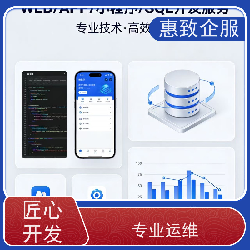 微信小程序开发定制 系统安全稳定 惠致企服 技术过硬