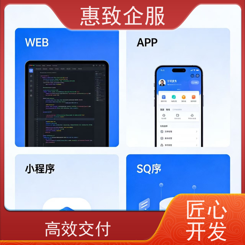 移动应用开发外包服务 系统安全稳定 惠致企服 二十多年经验