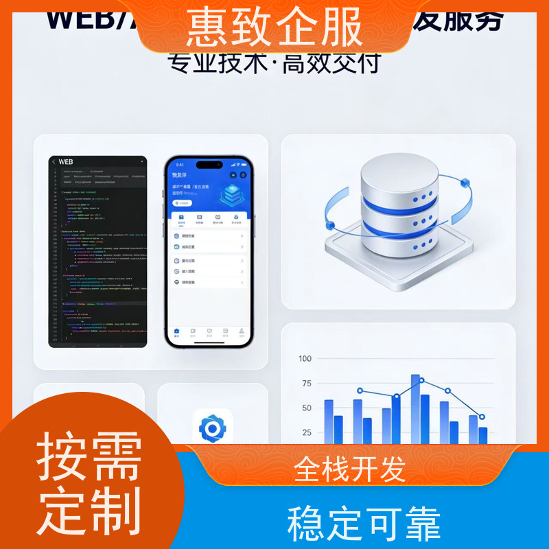 前端网页设计开发制作 系统安全稳定 惠致企服 技术过硬