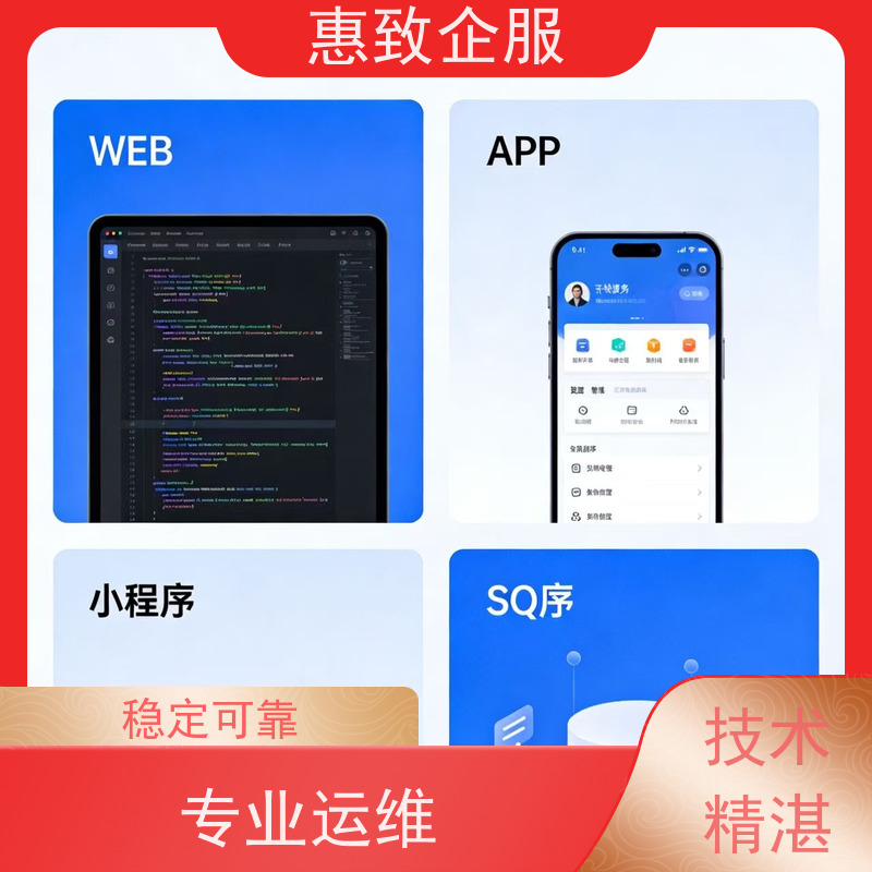 SQL数据库开发优化 一站式定制服务 惠致企服 案例丰富