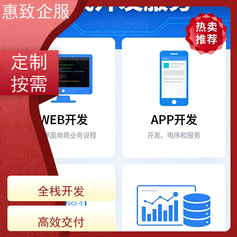 前端网页设计开发制作 系统安全稳定 惠致企服 案例丰富
