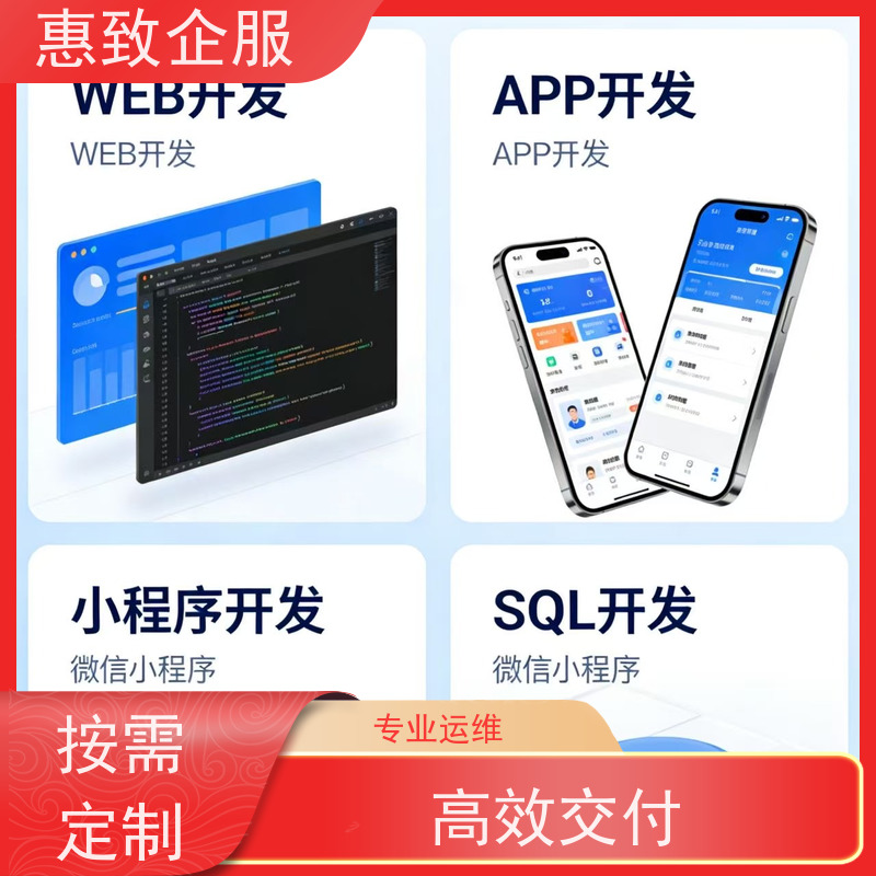 电商APP定制开发公司 助力企业数字化 惠致企服 稳定可靠