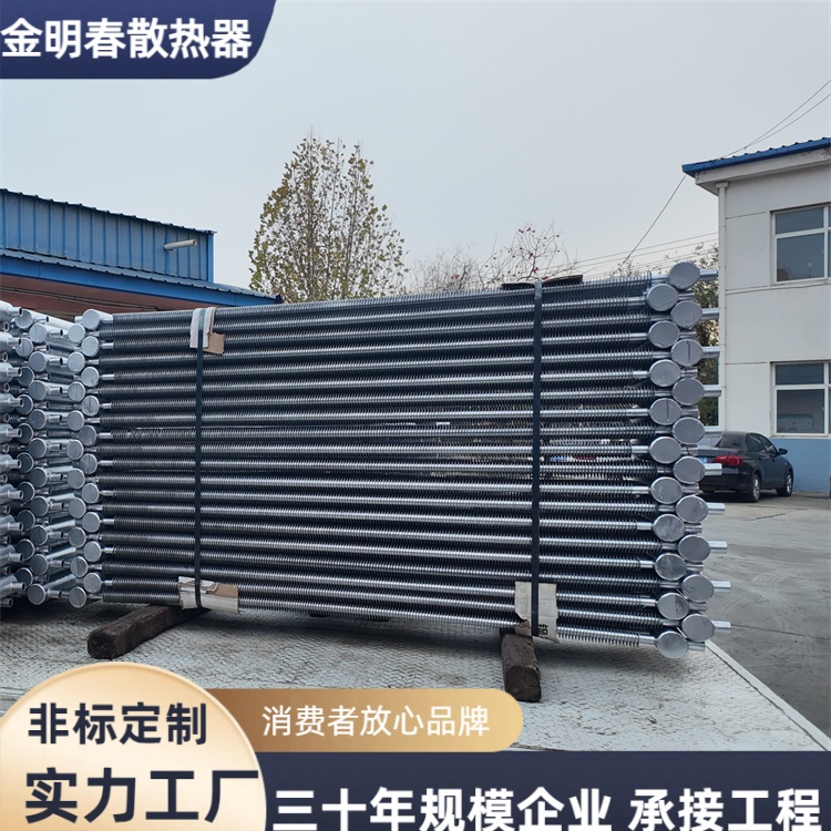 金明春 厂家 翅片管式换热器 阻力小运行稳定 种类齐全