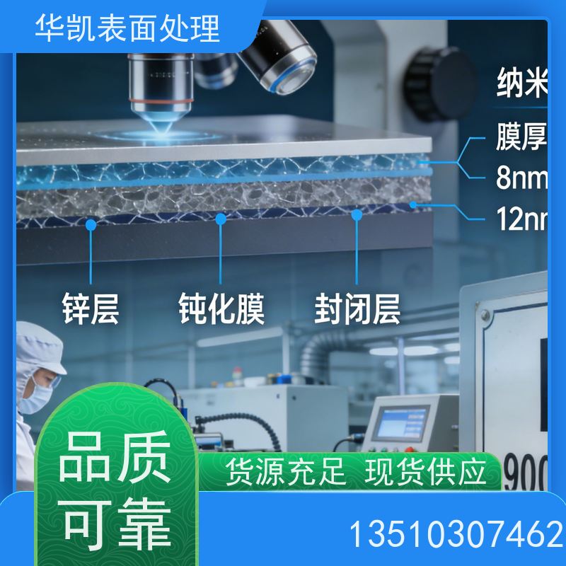 华凯 三价铬彩锌钝化剂 高浓度稀释使用 建筑配件防腐优选