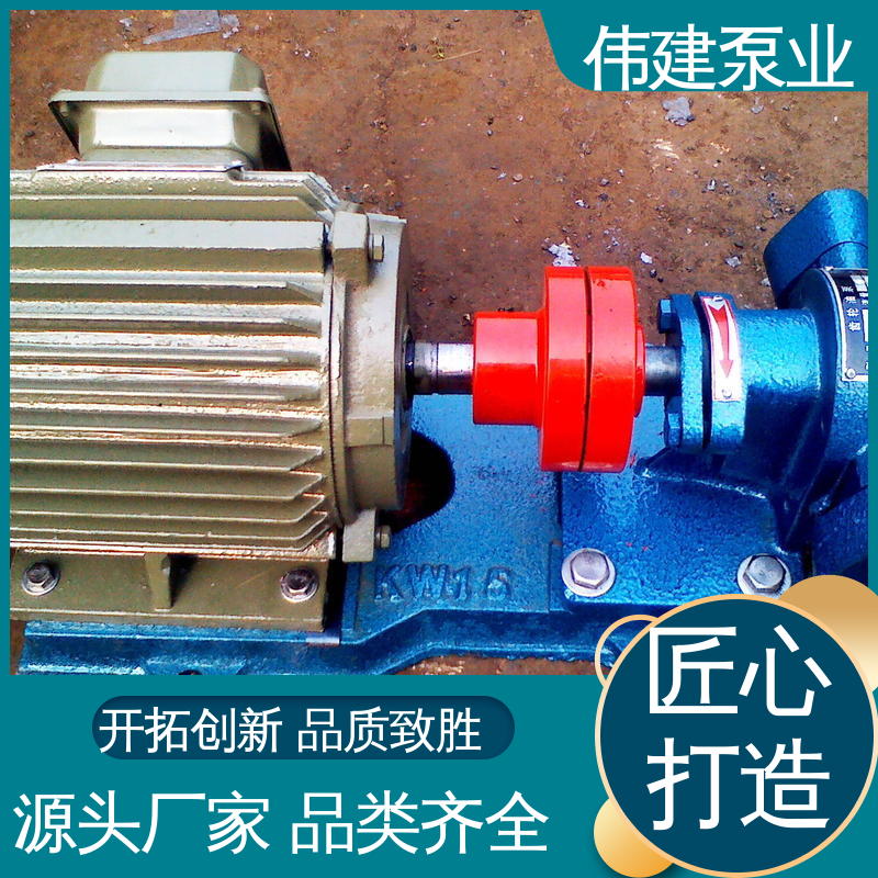 伟建生产 硬齿面泵 无泄漏效率高 机油柴油液运输用
