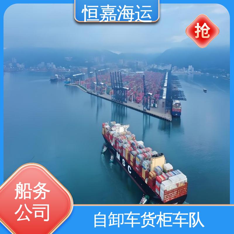 恒嘉海运 鱼珠码头 沿海集装箱船运 自备柜调运