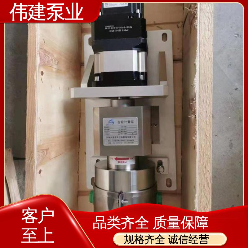 伟建定制 304/316不锈钢材质 运行噪音小 高粘度物料输送泵