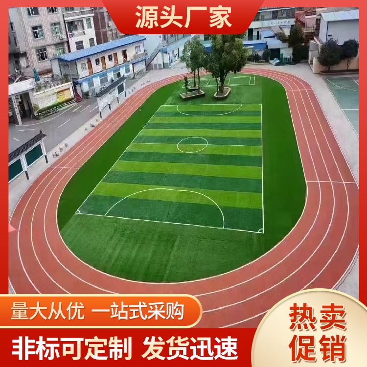 宏观体育 学校塑胶跑道 材料生产厂家 免费设计方案 环保新国标标准
