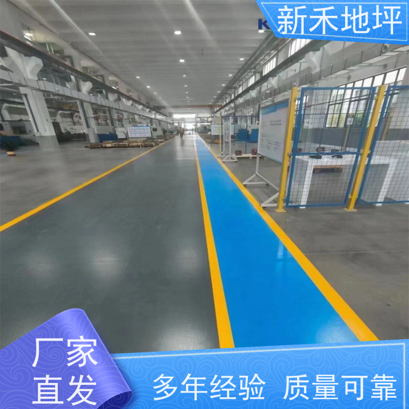 新禾聚氨酯超耐磨地坪装饰效果佳可定制图案提升空间艺术感
