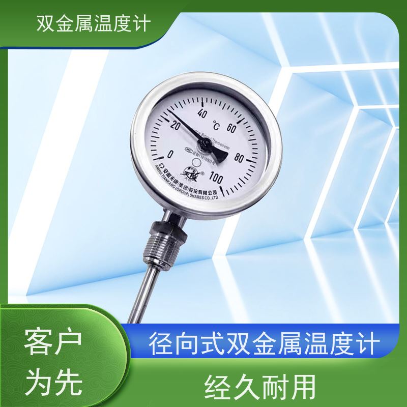 天康 抗震双金属温度计 指针显示 厂家供应 货源充足