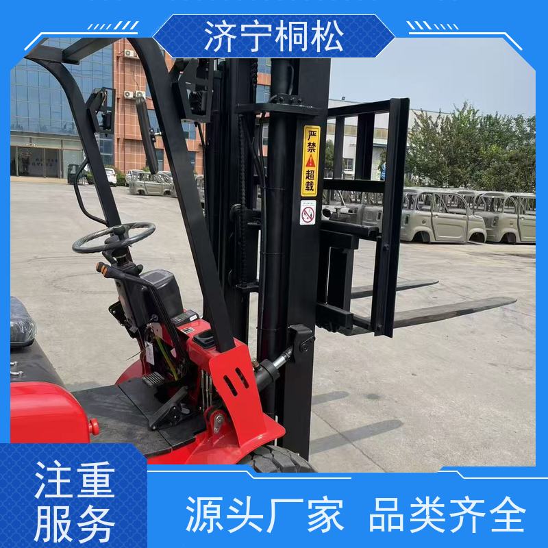 桐松机械 可左右侧移 1T环保电动叉车 90°可原地转向 服务刚开始