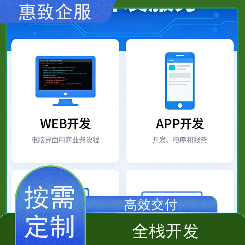 小程序模板定制开发 助力企业数字化 惠致企服 稳定可靠