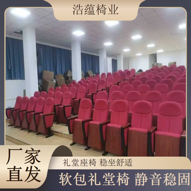 礼堂椅中高端款 大型会议室座椅 质感升级 浩蕴椅业