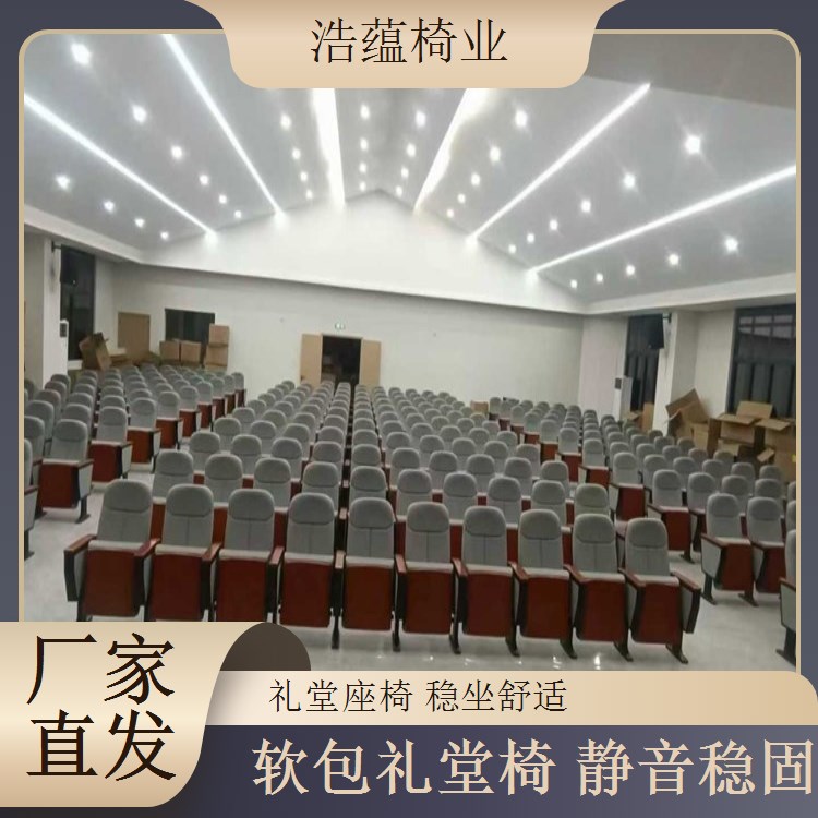礼堂椅厂家直供 大型会议室座椅 省去中间商差价 浩蕴椅业