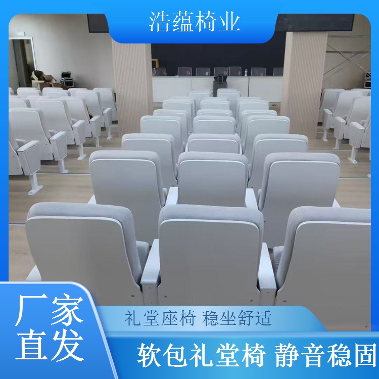 酒店会议室礼堂椅 大型联排座椅 美观大方 浩蕴椅业